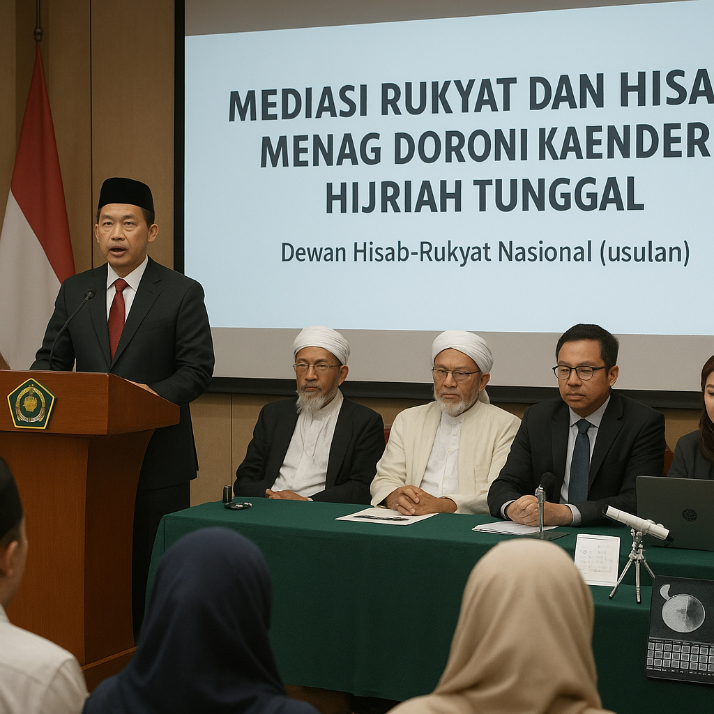 Mediasi Rukyat dan Hisab: Menag Dorong Kalender Hijriah Tunggal Untuk Cegah Konflik Umat