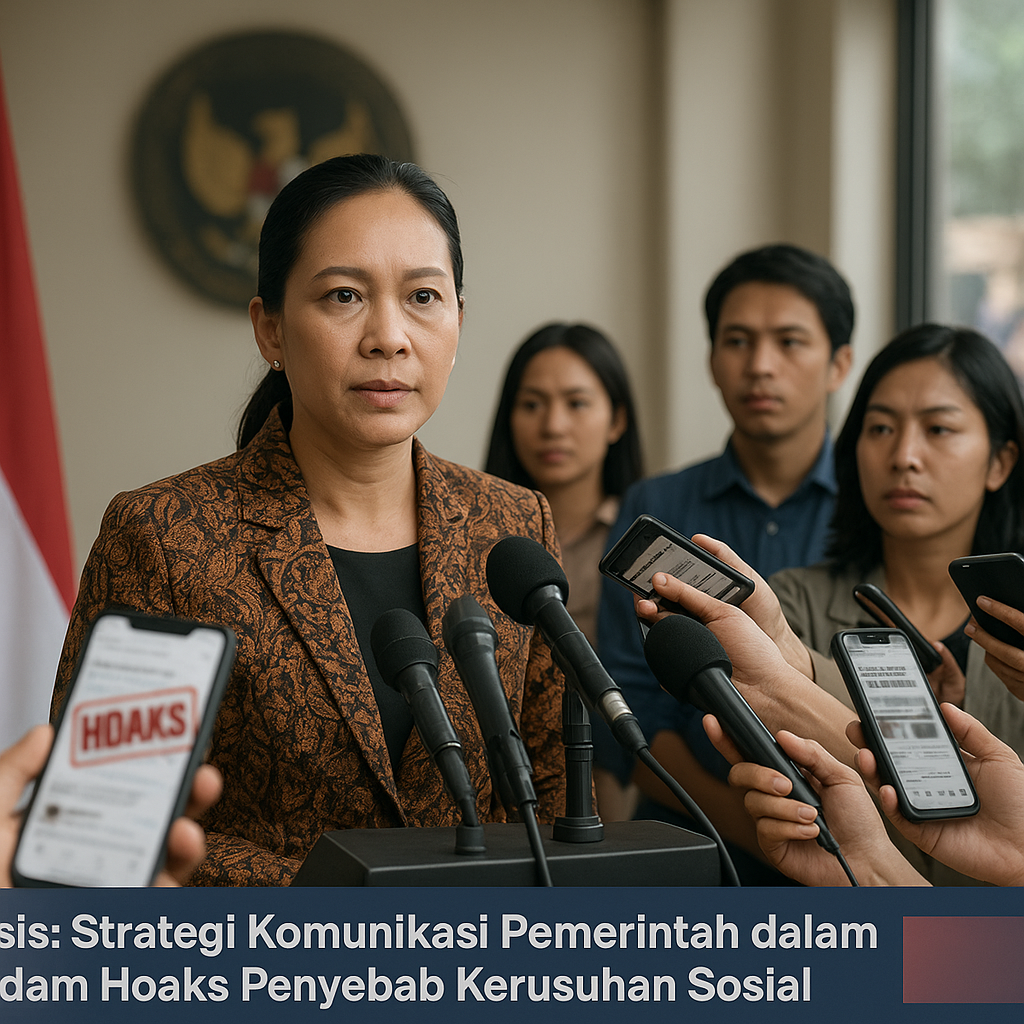 Analisis: Strategi Komunikasi Pemerintah dalam Meredam Hoaks Penyebab Kerusuhan Sosial