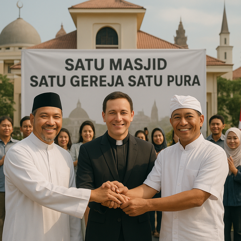 Pemprov NTB Canangkan Program 'Satu Masjid Satu Gereja Satu Pura' untuk Perkuat Jaringan Antarumat Beragama