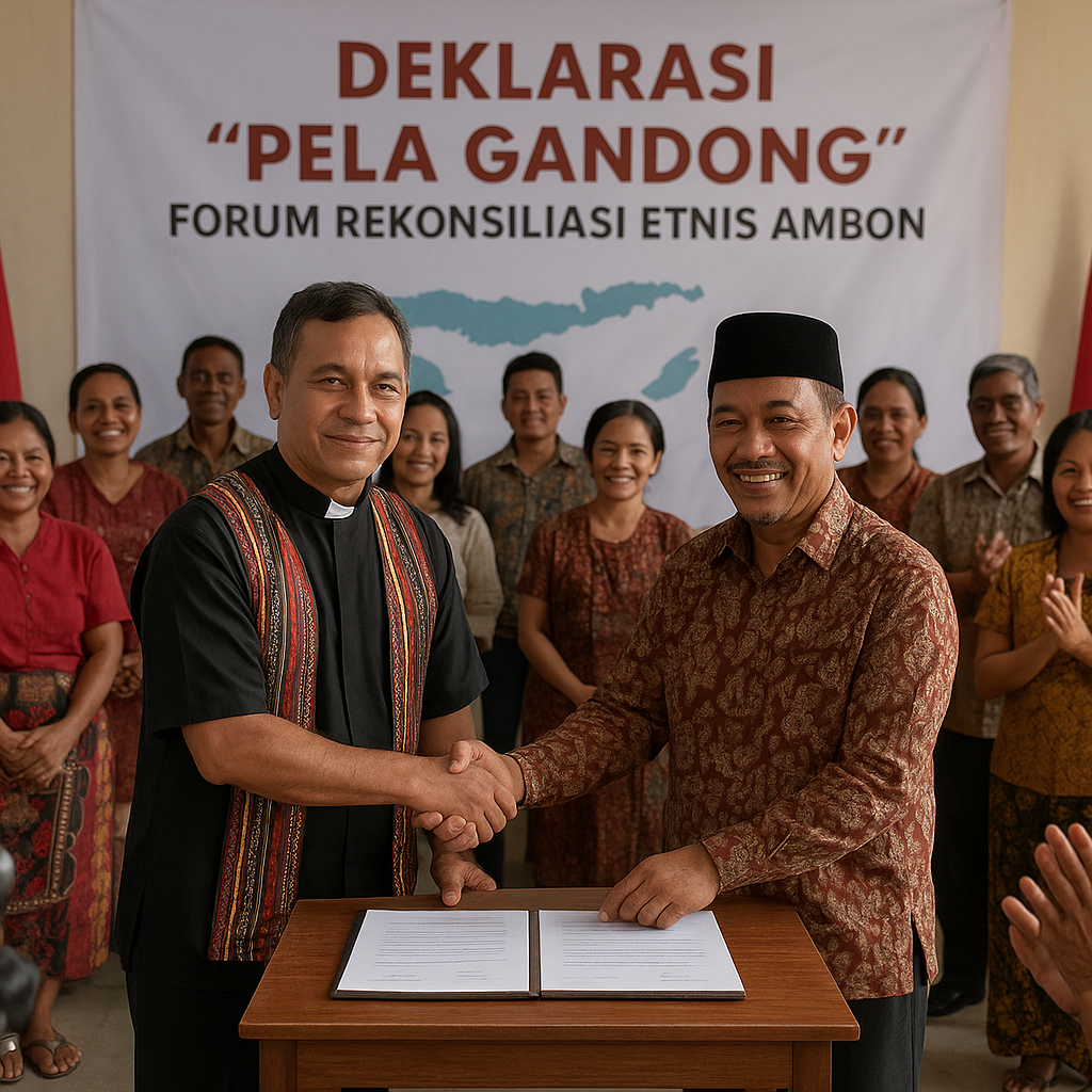 Forum Rekonsiliasi Etnis di Ambon Hasilkan Deklarasi 'Pela Gandong' untuk Pembangunan Bersama
