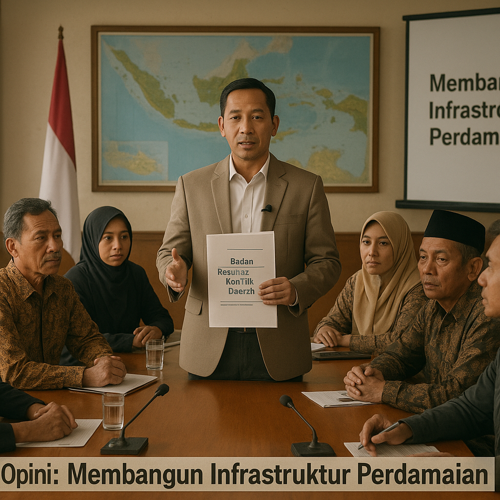 Opini: Membangun Infrastruktur Perdamaian: Dari Mediasi Ad Hoc ke Lembaga Resolusi Konflik yang Permanen
