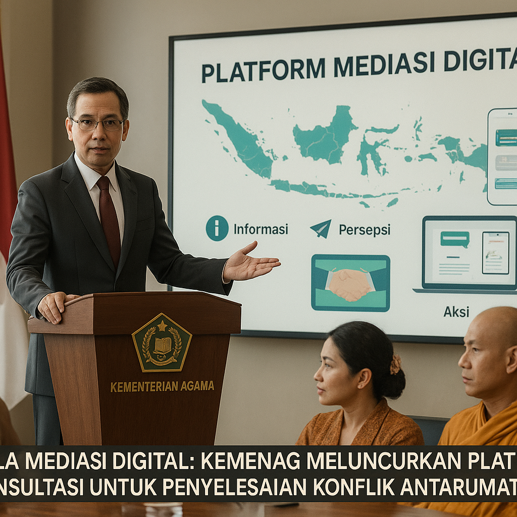 Pola Mediasi Digital: Kemenag Meluncurkan Platform Konsultasi untuk Penyelesaian Konflik Antarumat Beragama