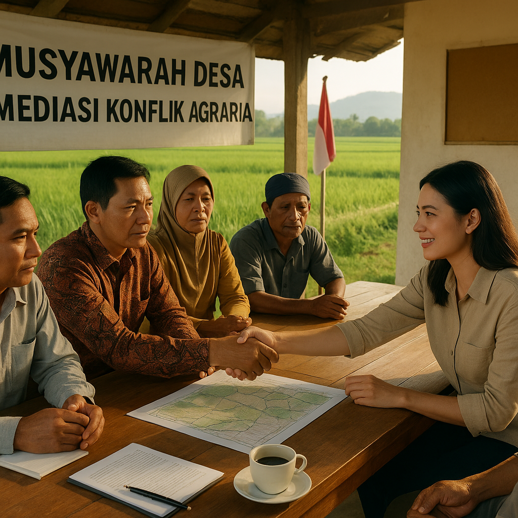 Kebijakan Baru Kementerian Desa: Dana Desa Diarahkan untuk Mediasi dan Rekonsiliasi Konflik Agraria