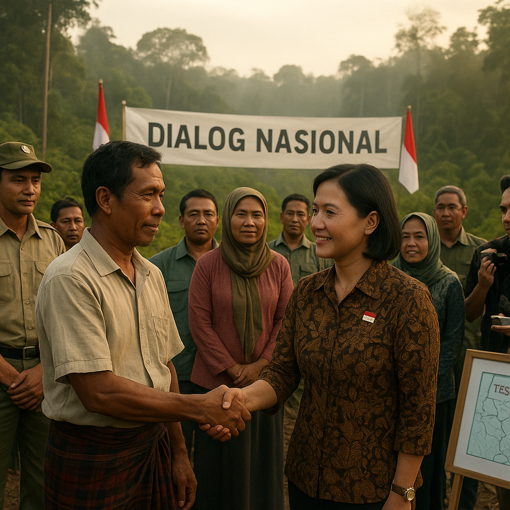 Konflik Tesso Nilo Mencair: Pemerintah Jamin Aktivitas Warga, Dialog Nasional Disiapkan di Jakarta