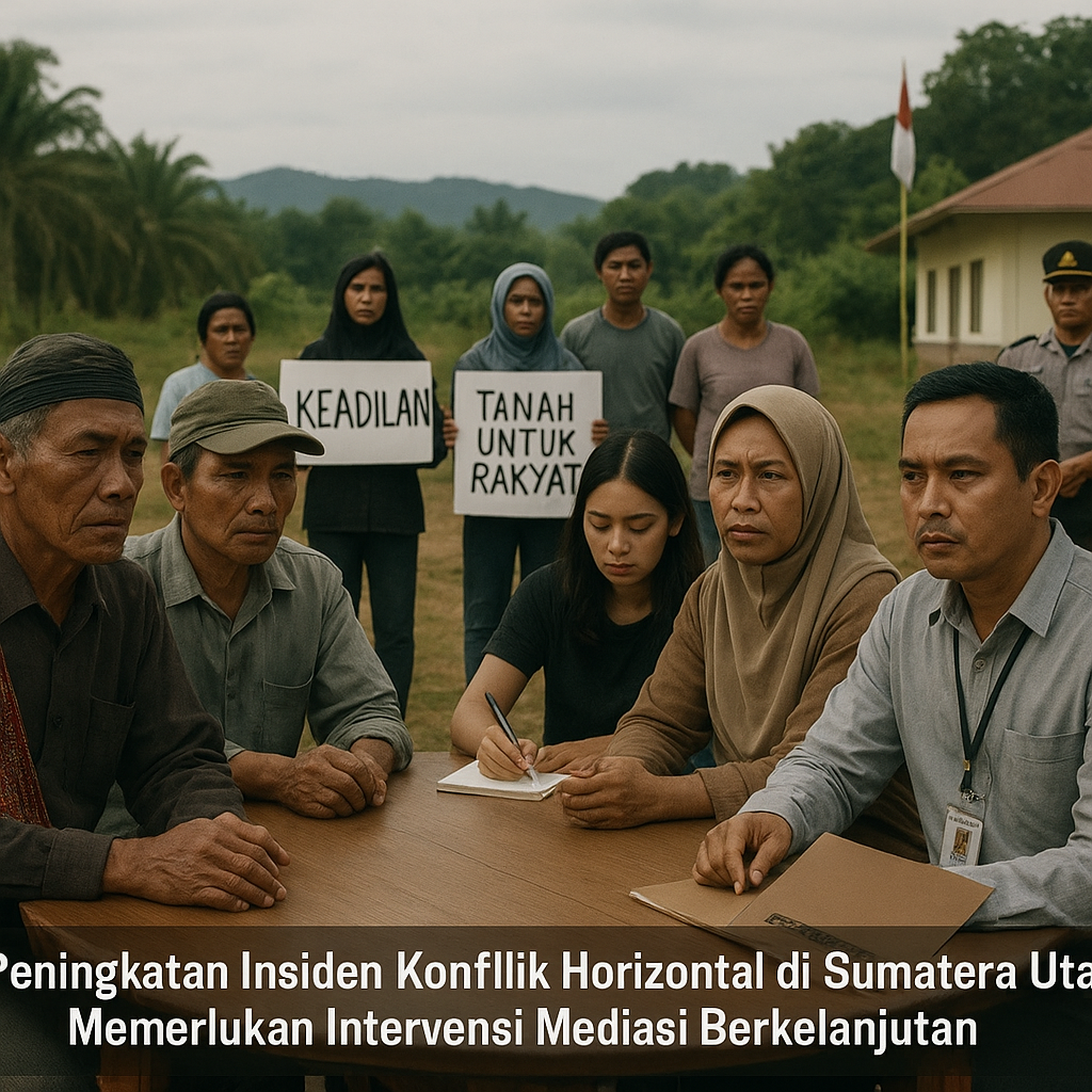 Peningkatan Insiden Konflik Horizontal di Sumatera Utara Memerlukan Intervensi Mediasi Berkelanjutan