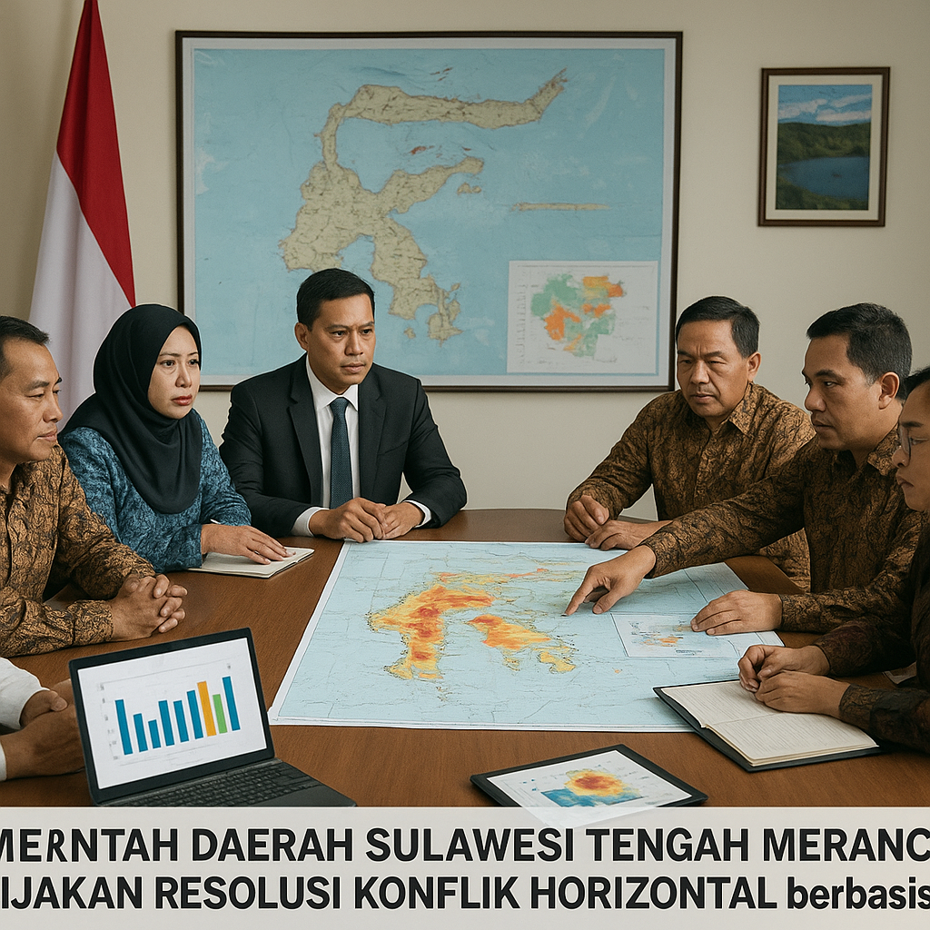 Pemerintah Daerah Sulawesi Tengah Merancang Kebijakan Resolusi Konflik Horizontal berbasis Data