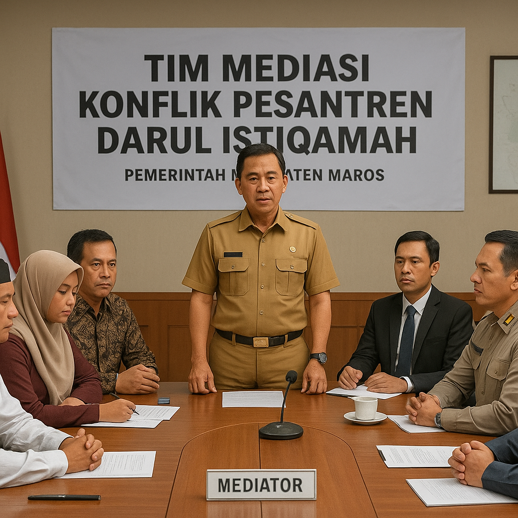 Bupati Maros Bentuk Tim Mediasi Konflik Pesantren Darul Istiqamah