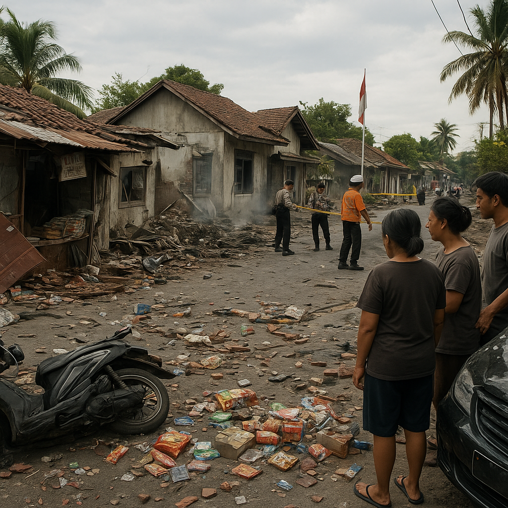 Warga Bentrok, Rumah Dan Kios Serta Kendaraan Milik Warga Rusak