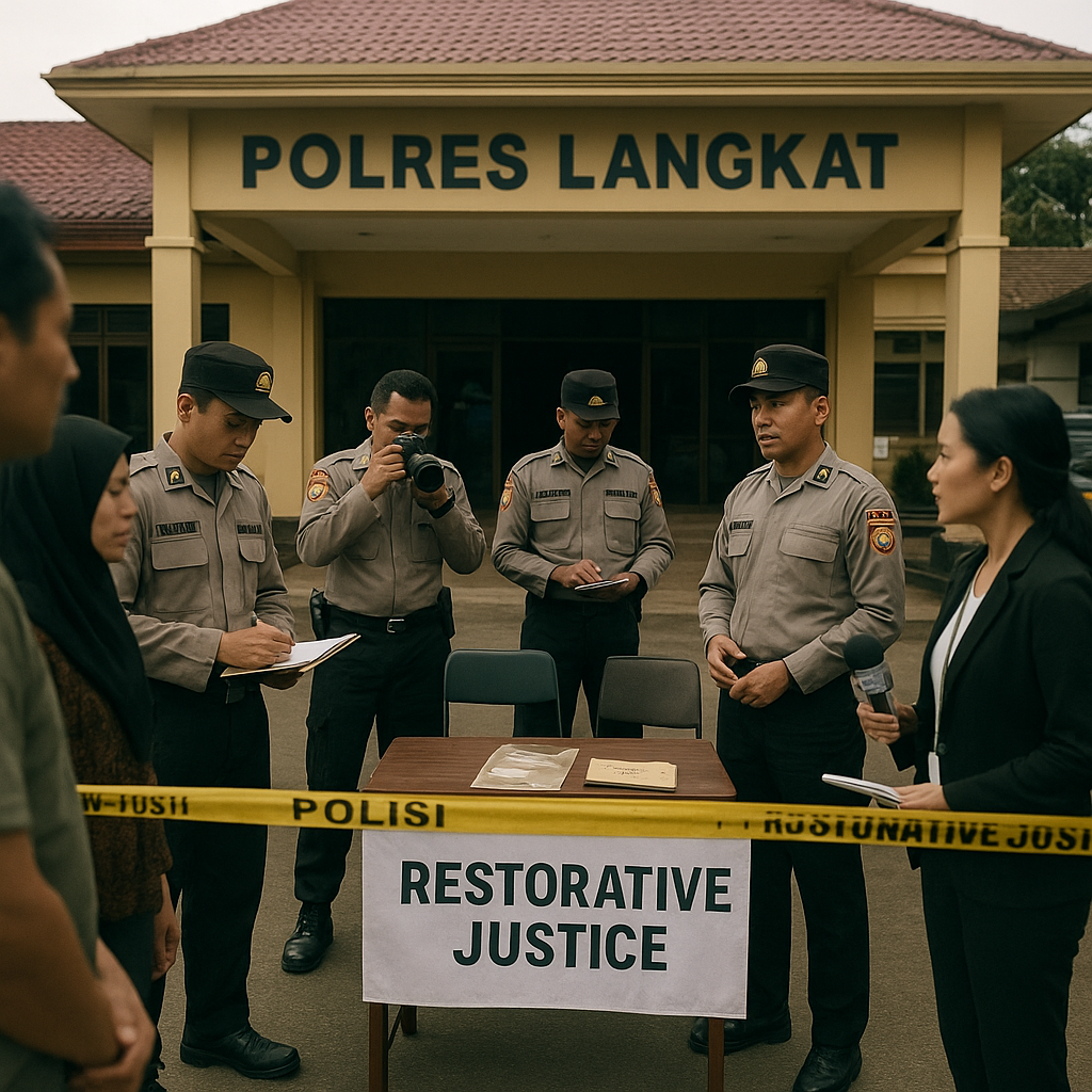 Upaya Mediasi dan Restorative Justice Buntu, Polres Langkat Lanjutkan Proses Hukum Kasus Saling Lapor Secara Profesional