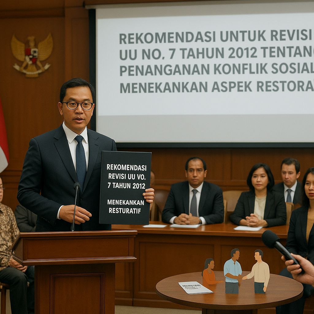 Rekomendasi untuk Revisi UU No. 7 Tahun 2012 tentang Penanganan Konflik Sosial: Menekankan Aspek Restoratif