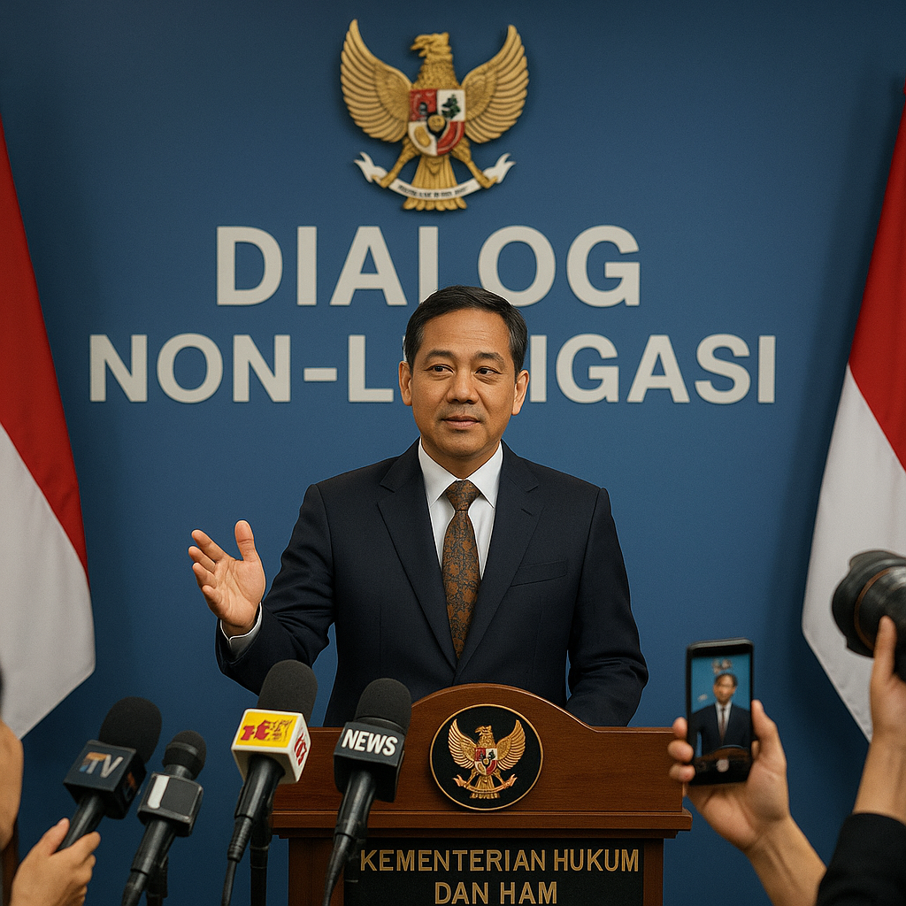 Menteri HAM dorong dialog atasi polemik pernyataan Jusuf Kalla