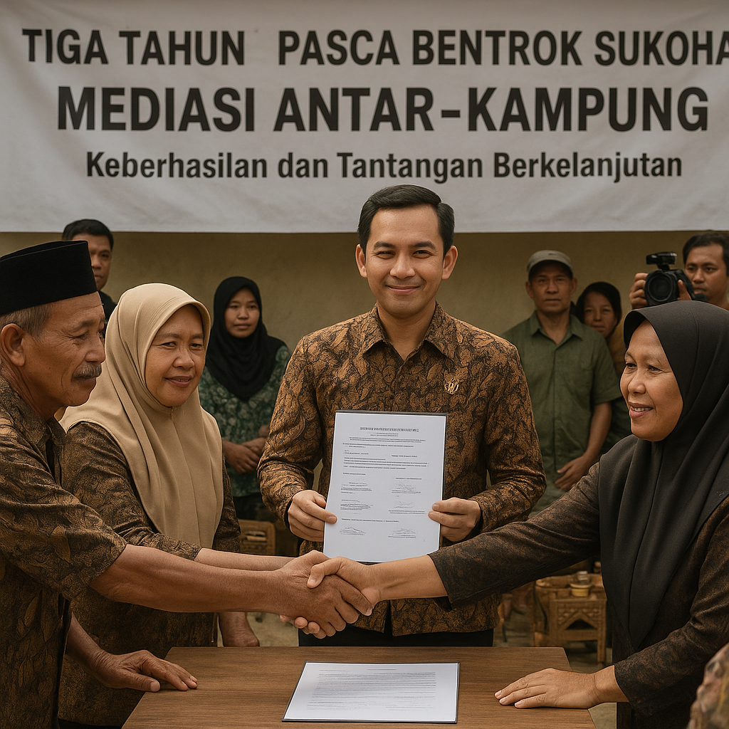 Tiga Tahun Pasca Bentrok Sukoharjo: Keberhasilan dan Tantangan Berkelanjutan Mediasi Antar-Kampung