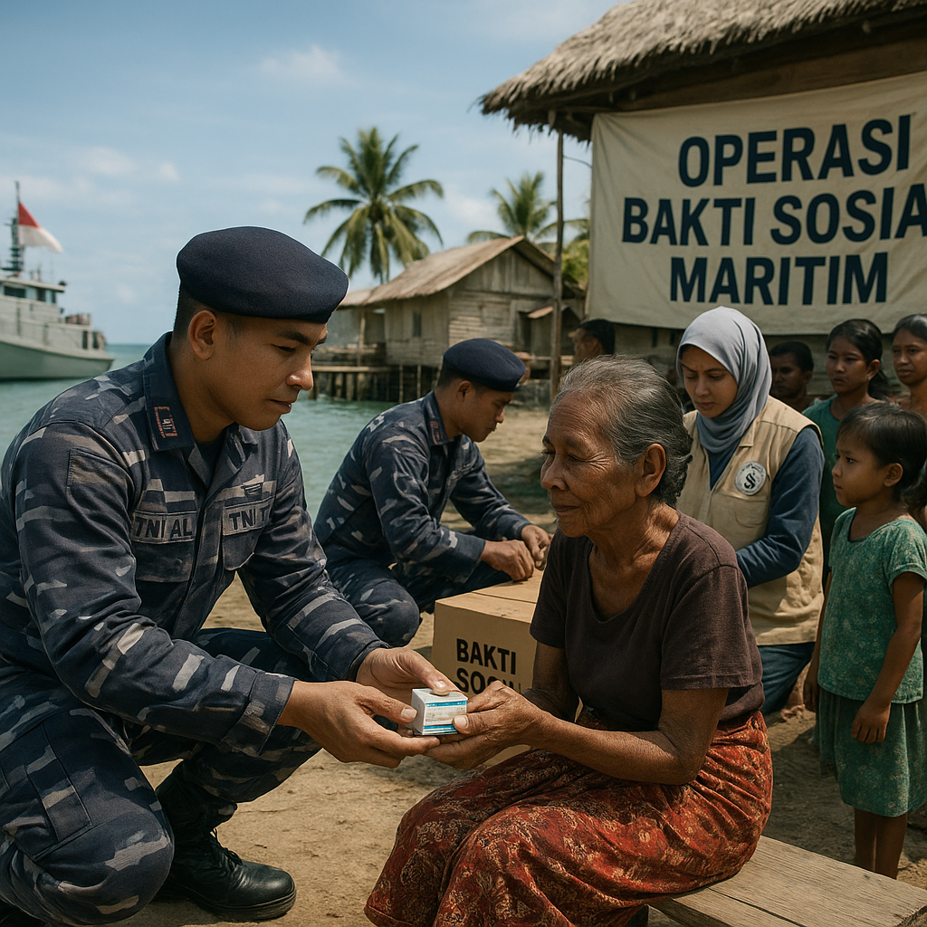 Strategi Baru TNI AL: Operasi Bakti Sosial Maritim sebagai Alat Pemersatu di Daerah Kepulauan Rawan Konflik