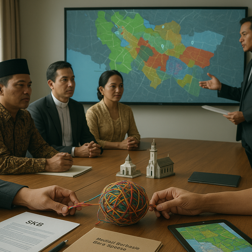 Mengurai Benang Kusut Sengketa Rumah Ibadah: Evaluasi Kebijakan SKB dan Opsi Mediasi Berbasis Data Spasial