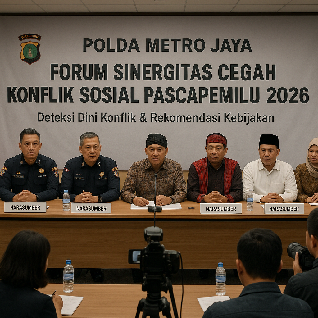 Polda Metro Jaya Gelar Forum Sinergitas Cegah Konflik Sosial Pascapemilu 2026
