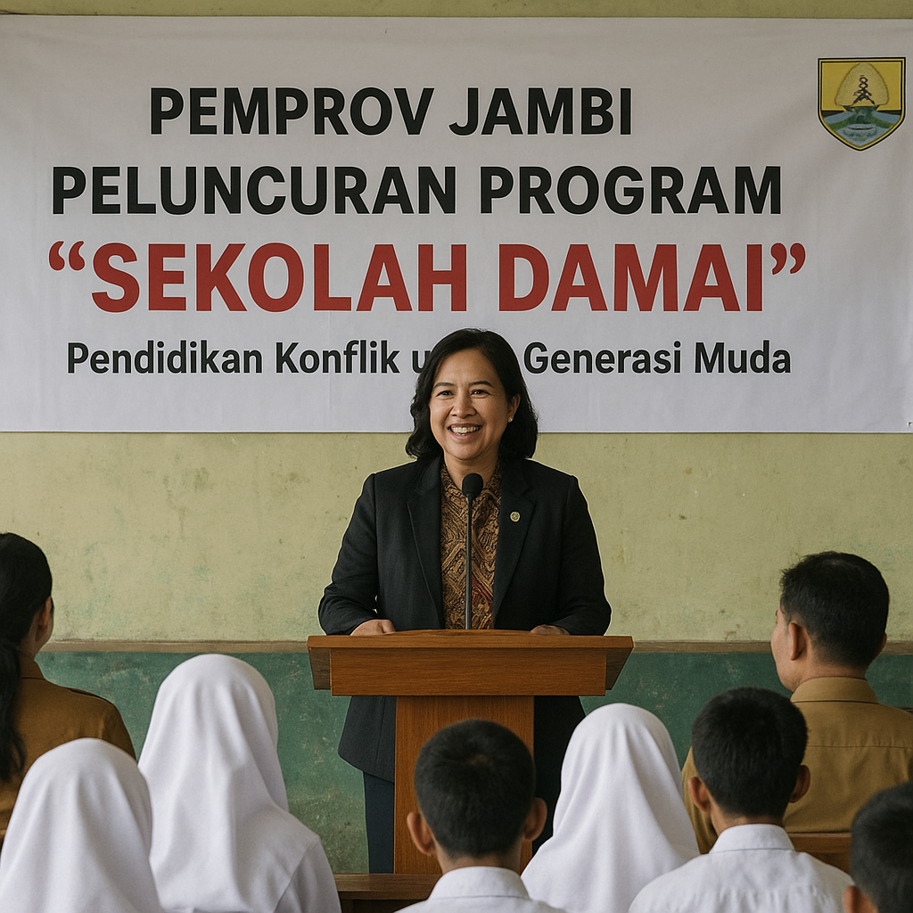 Pemprov Jambi Luncurkan Program 'Sekolah Damai' untuk Siswa di Daerah Rawan Konflik Agraria
