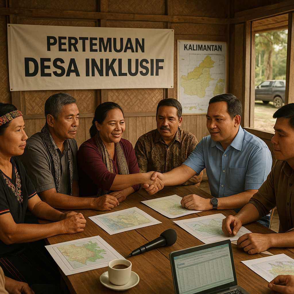 Analisis: Kebijakan 'Desa Inklusif' Kurangi Konflik Sumber Daya di Perbatasan Kalimantan