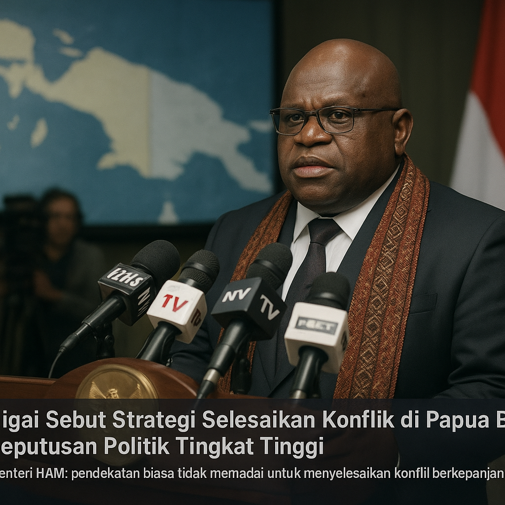 Pigai Sebut Strategi Selesaikan Konflik di Papua Butuh Keputusan Politik Tingkat Tinggi