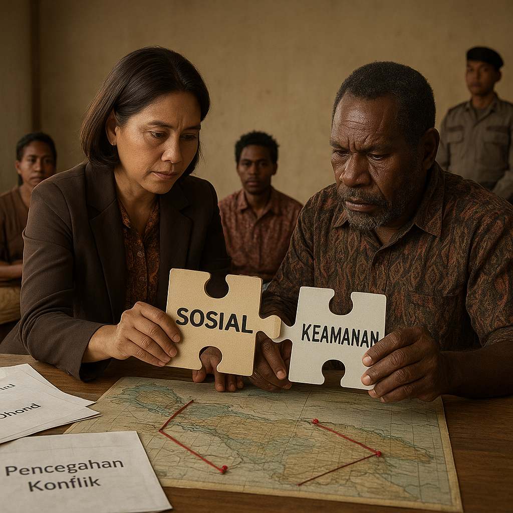 Evaluasi Kebijakan Pencegahan Konflik di Papua: Tantangan Integrasi Pendekatan Keamanan dan Sosial