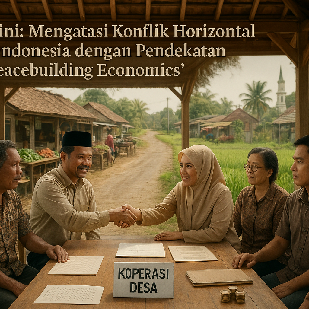 Opini: Mengatasi Konflik Horizontal di Indonesia dengan Pendekatan 'Peacebuilding Economics'