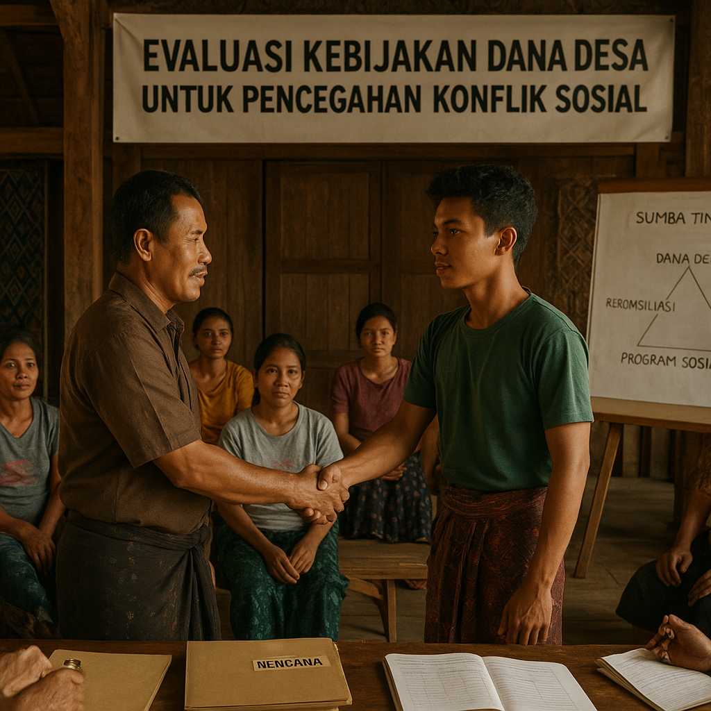 Evaluasi Kebijakan Dana Desa untuk Pencegahan Konflik Sosial: Belajar dari Kasus Sumba Timur