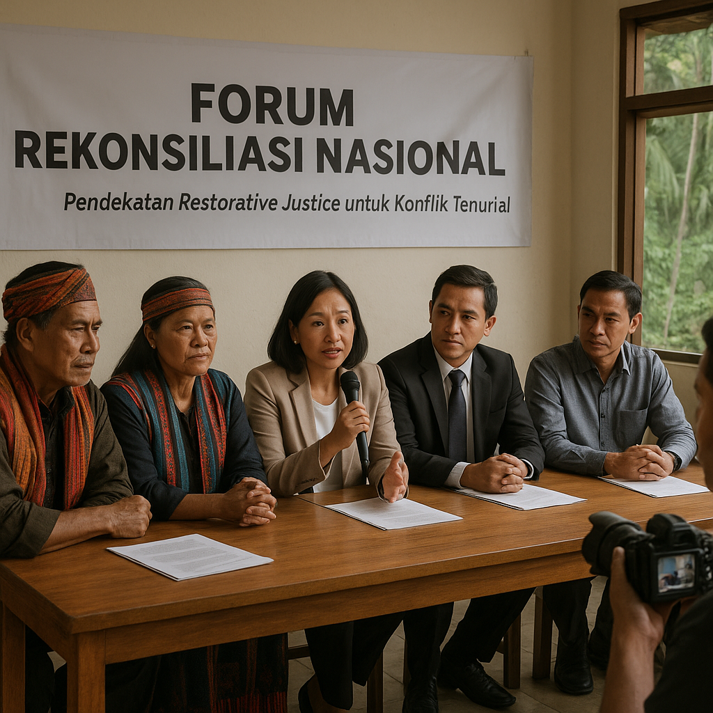 Forum Rekonsiliasi Nasional: Mengurai Konflik Tenurial di Kawasan Hutan melalui Pendekatan 'Restorative Justice'