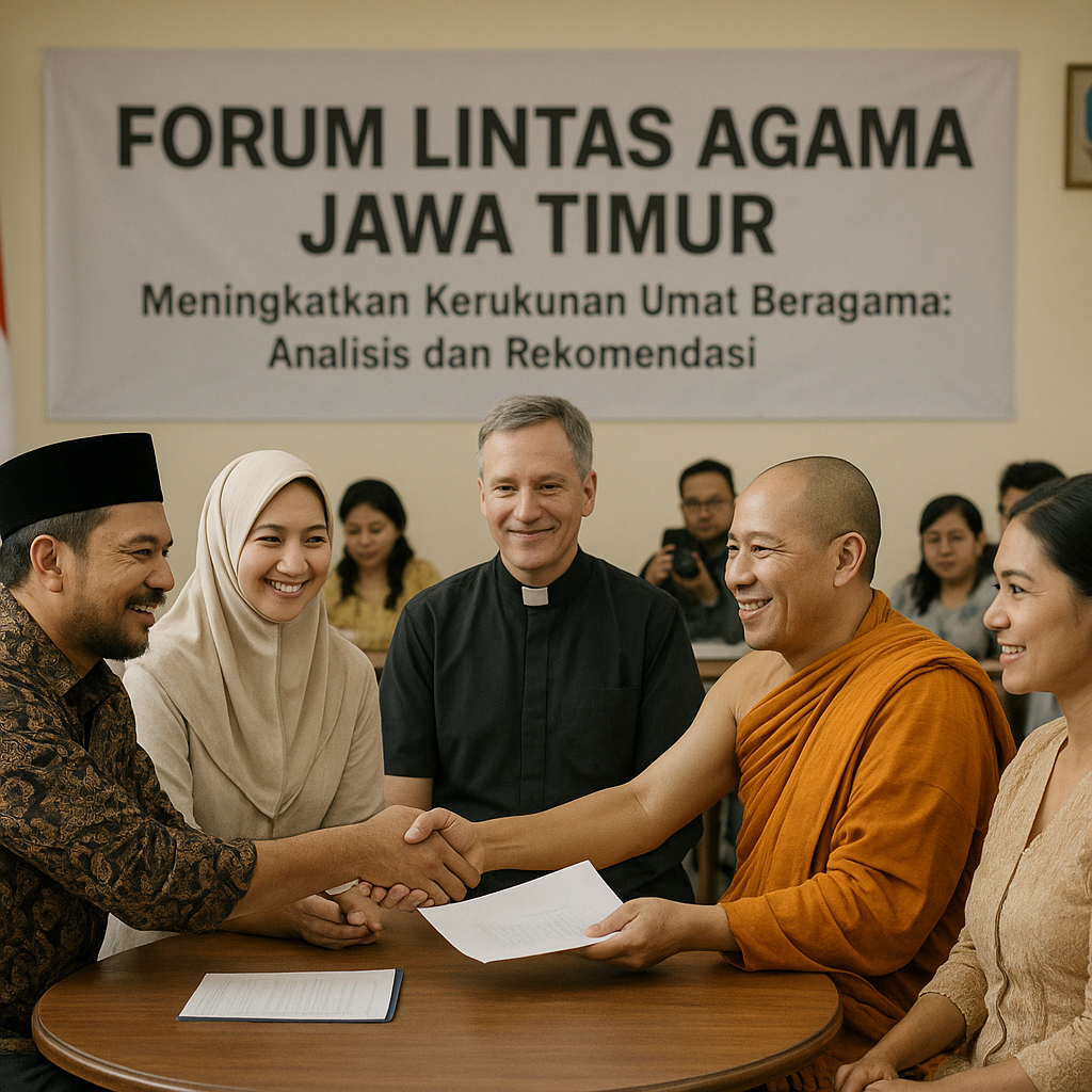 Meningkatkan Kerukunan Umat Beragama melalui Forum Lintas Agama di Jawa Timur: Analisis dan Rekomendasi