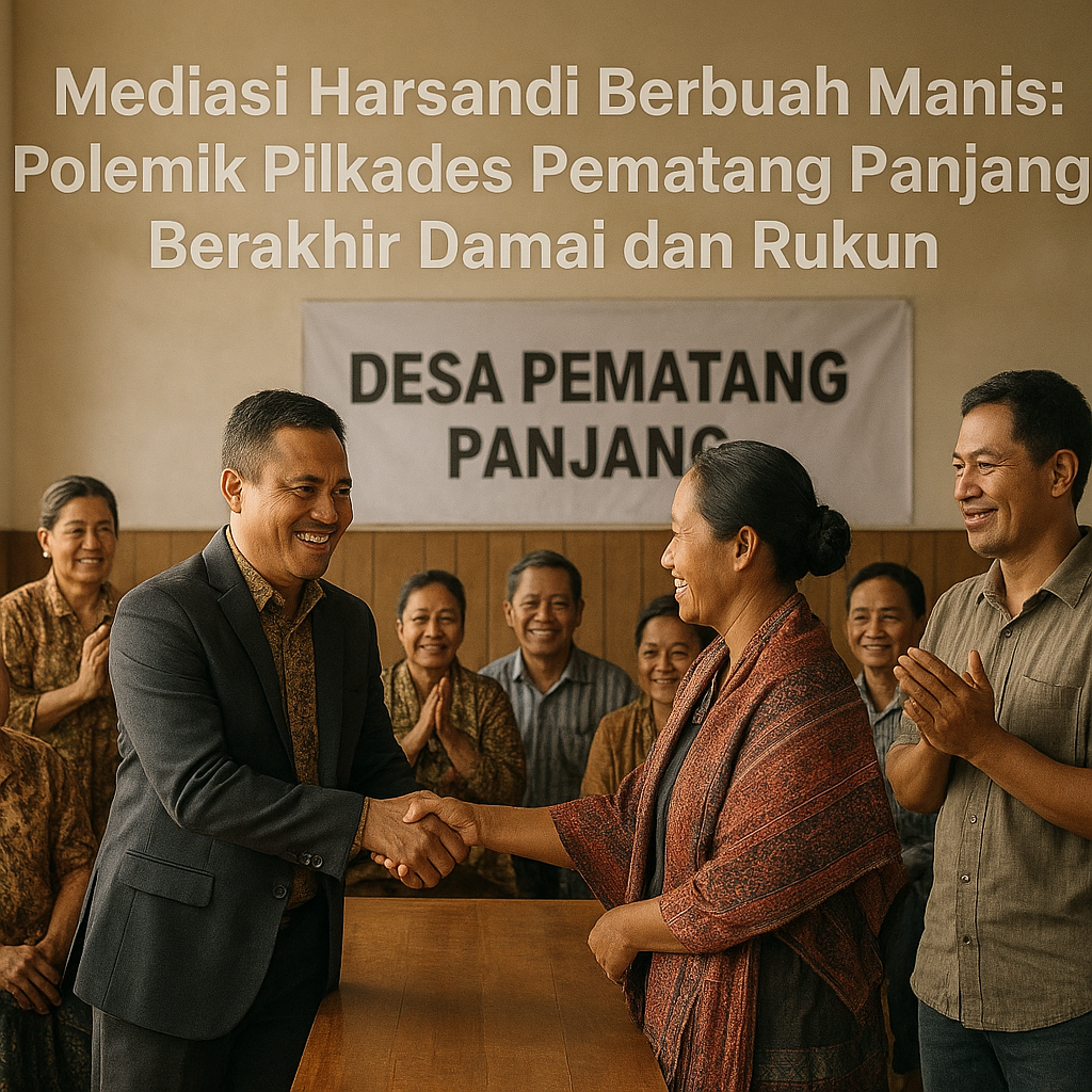 Mediasi Harsandi Berbuah Manis: Polemik Pilkades Pematang Panjang Berakhir Damai dan Rukun