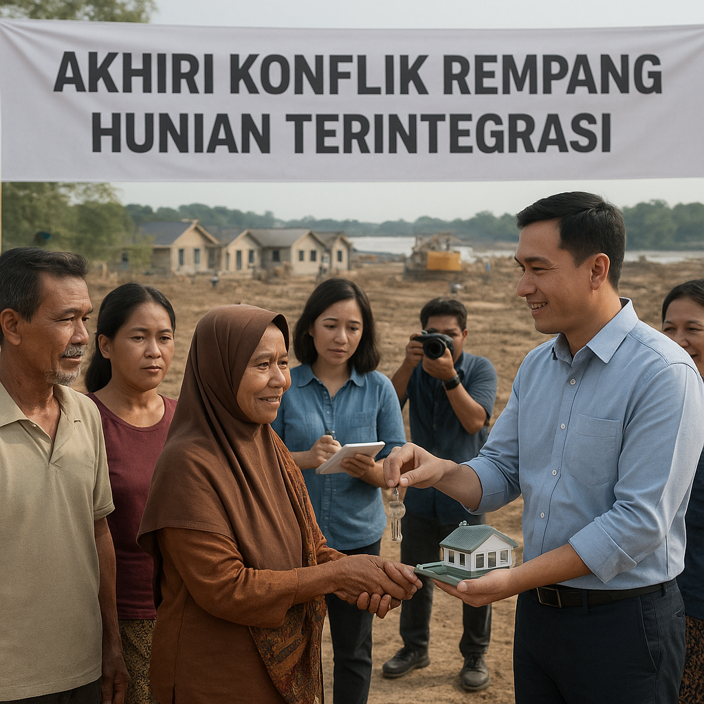 Akhiri Konflik Rempang, Kawasan Hunian Terintegrasi Dibangun buat Warga