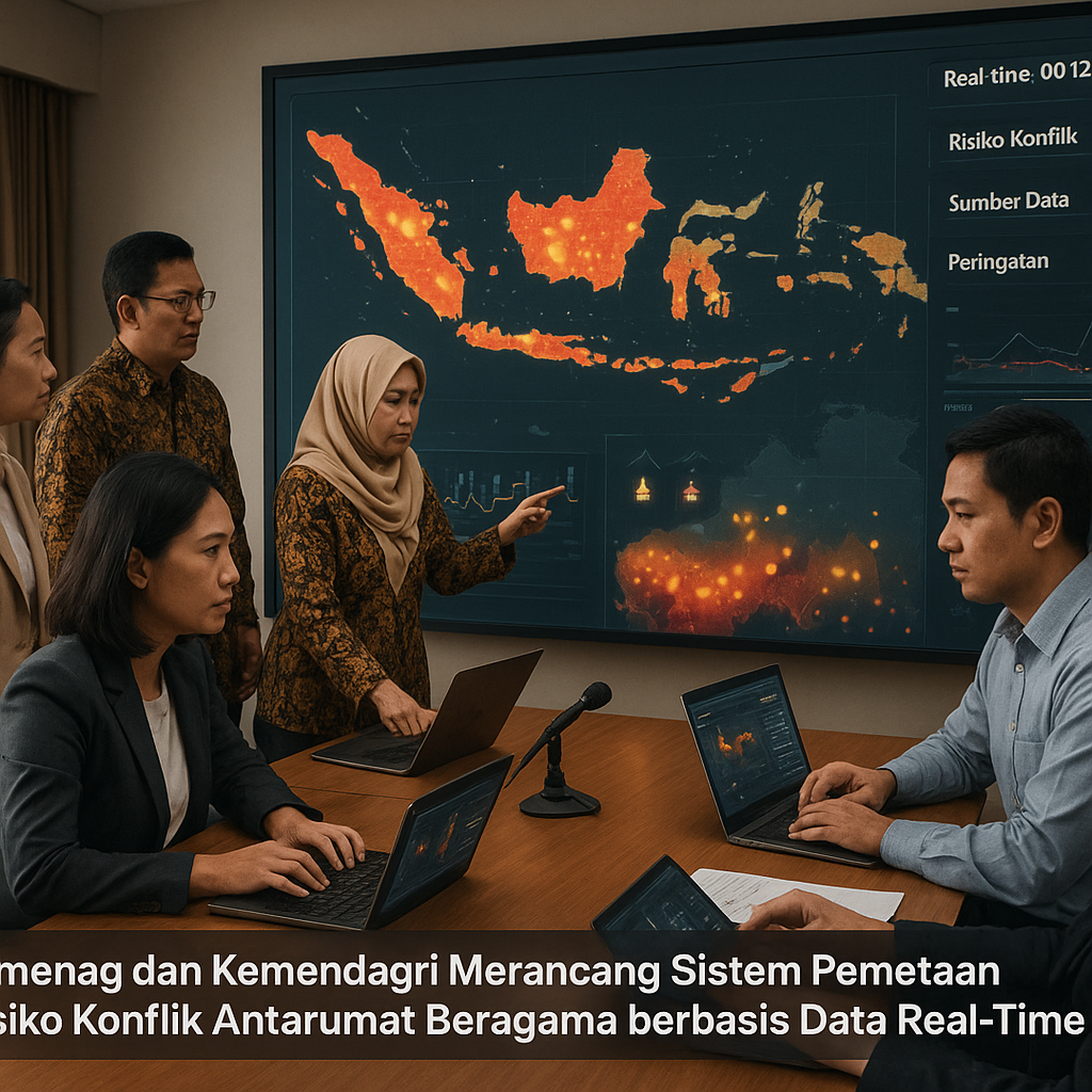 Kemenag dan Kemendagri Merancang Sistem Pemetaan Risiko Konflik Antarumat Beragama berbasis Data Real-Time
