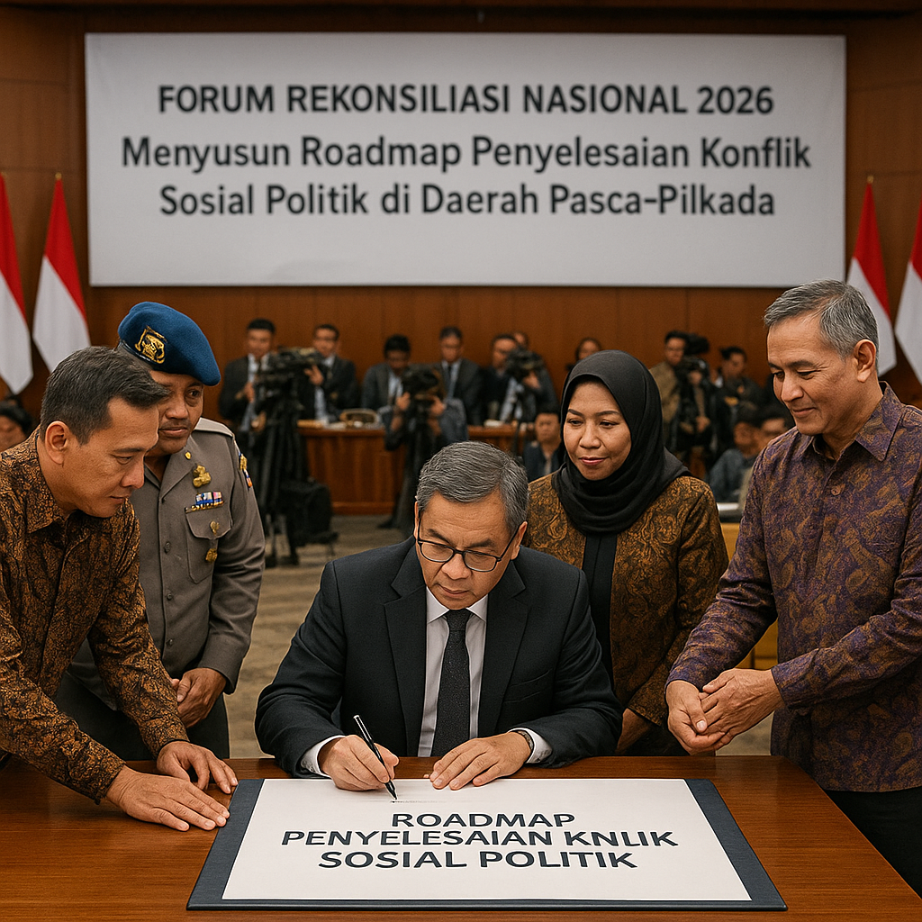 Forum Rekonsiliasi Nasional 2026: Menyusun Roadmap Penyelesaian Konflik Sosial Politik di Daerah Pasca-Pilkada