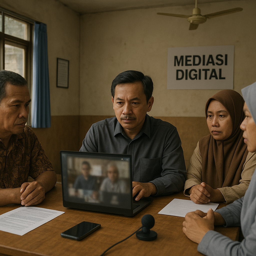 Evaluasi Program Mediasi Digital: Penggunaan Platform Online untuk Penyelesaian Konflik Komunitas di Era Teknologi