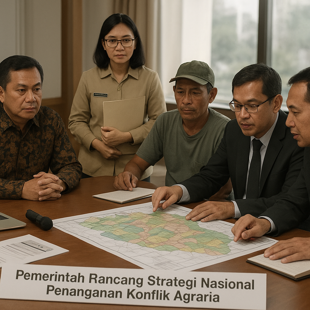Pemerintah Rancang Strategi Nasional Penanganan Konflik Agraria
