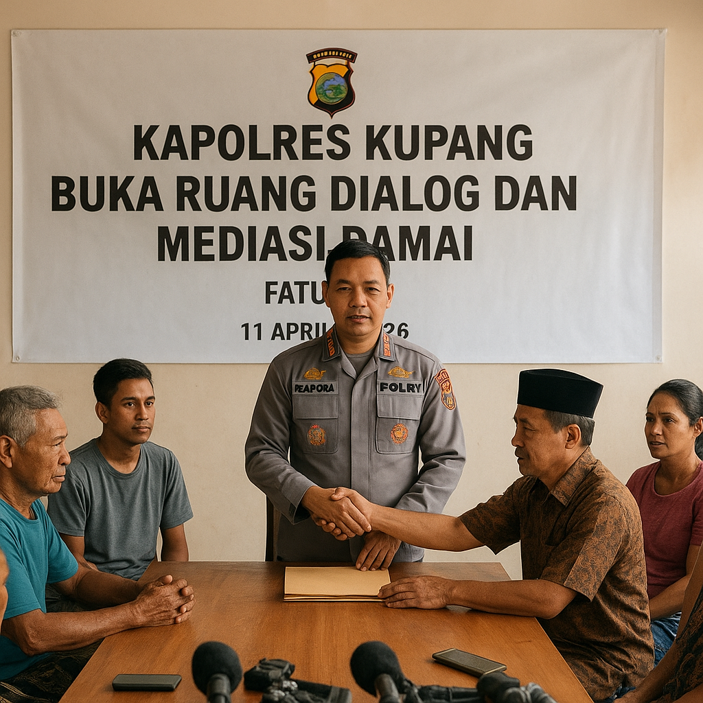Kapolres Kupang Buka Ruang Dialog dan Mediasi Damai, Dorong Penyelesaian Konflik di Fatuleu