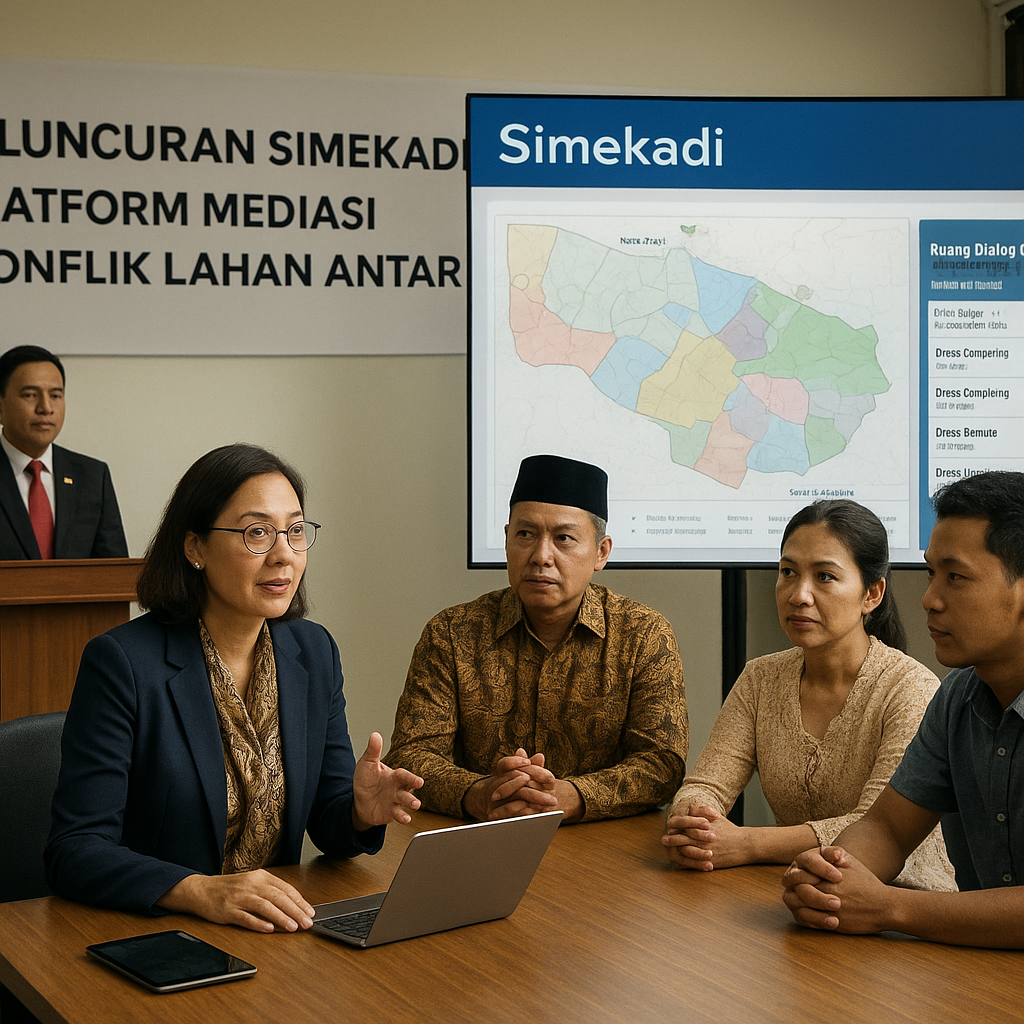 Pemerintah Luncurkan Platform Digital Mediasi Konflik untuk Atasi Sengketa Lahan Antar Desa