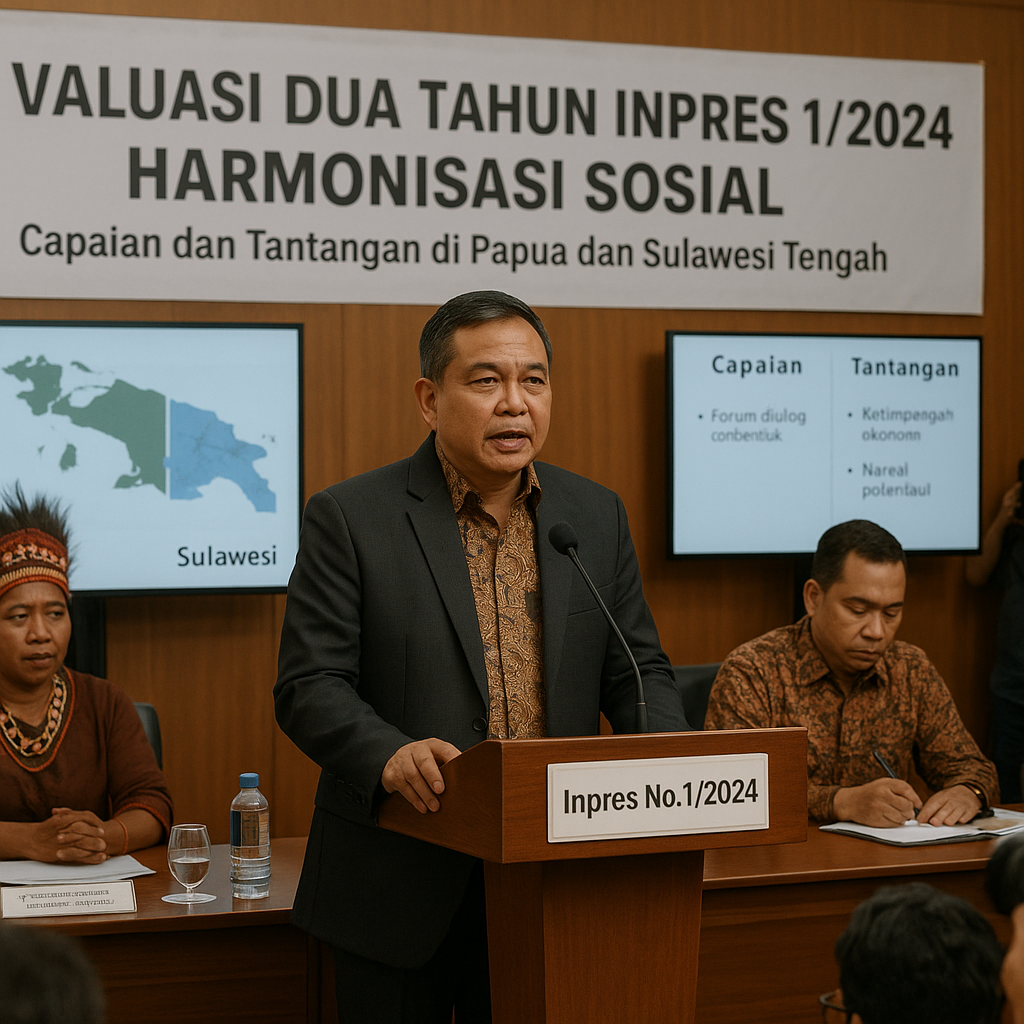 Evaluasi Dua Tahun Instruksi Presiden No. 1/2024 tentang Harmonisasi Sosial: Capaian dan Tantangan di Papua dan Sulawesi Tengah