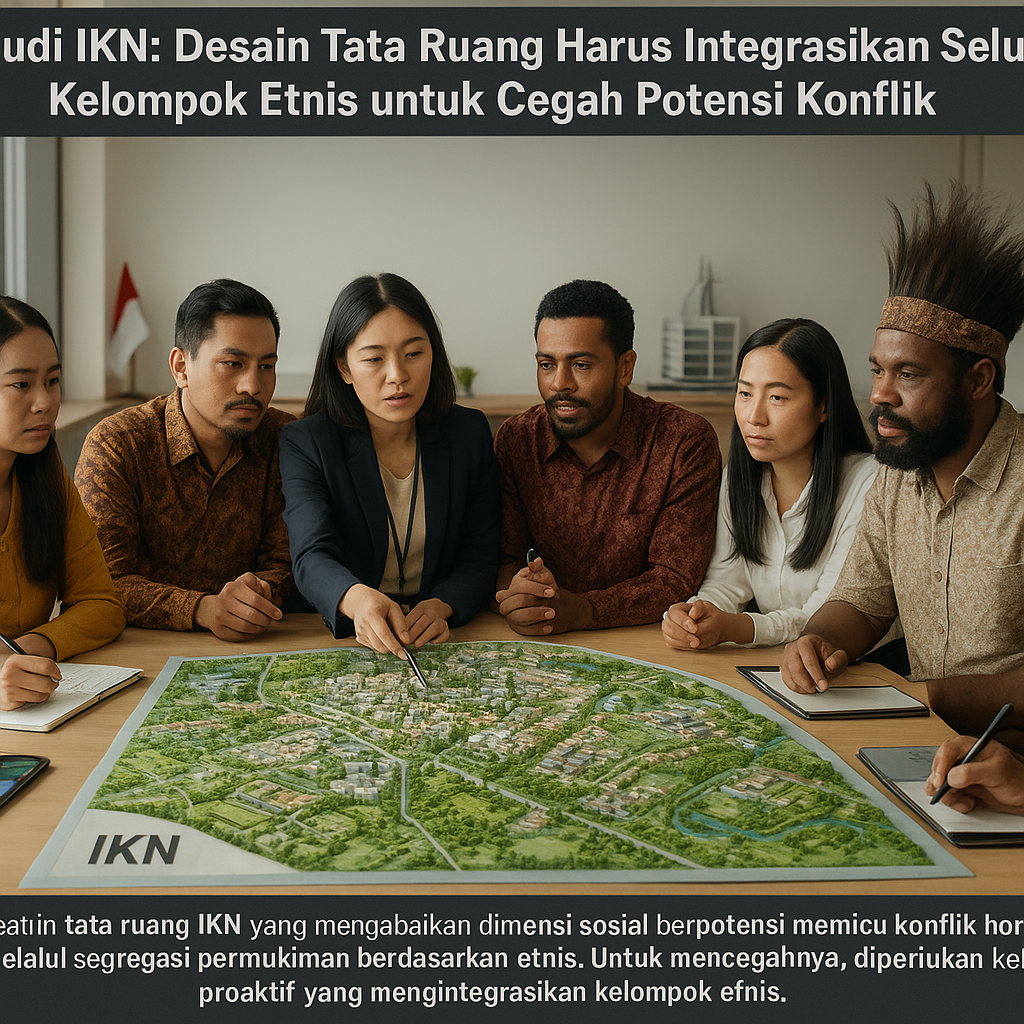 Studi IKN: Desain Tata Ruang Harus Integrasikan Seluruh Kelompok Etnis untuk Cegah Potensi Konflik