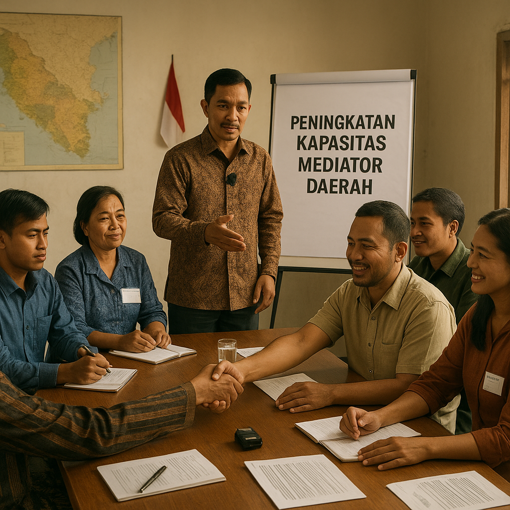 Peningkatan Kapasitas Mediator Daerah: Program Pelatihan Nasional untuk Penyelesaian Konflik Komunal