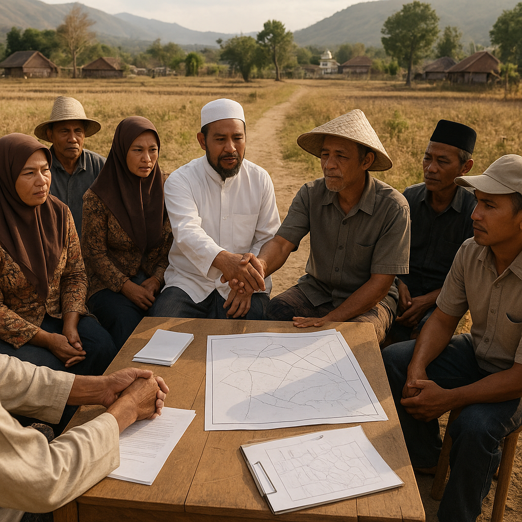 Forum Ulama dan Warga Desa Bantu Mediasi Konflik Batas Tanah di Lombok Tengah