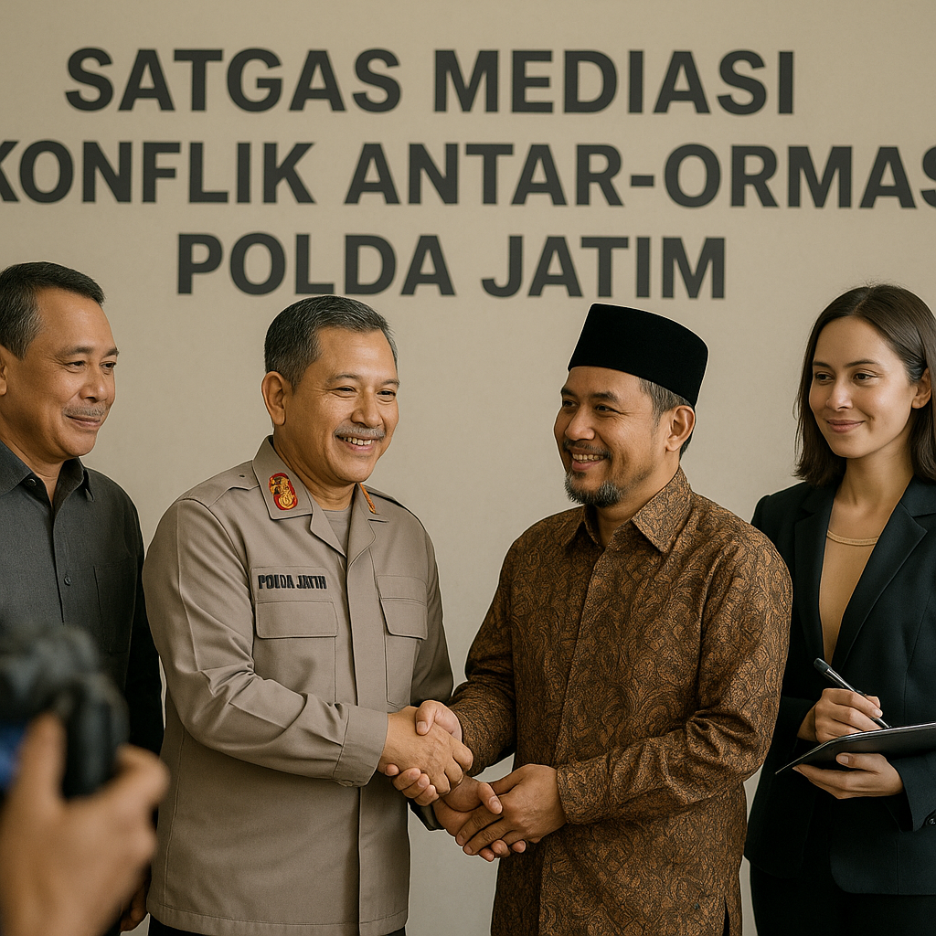 Polda Jatim Bentuk Satgas Mediasi Konflik Antar-Ormas, Libatkan Psikolog dan Tokoh Agama