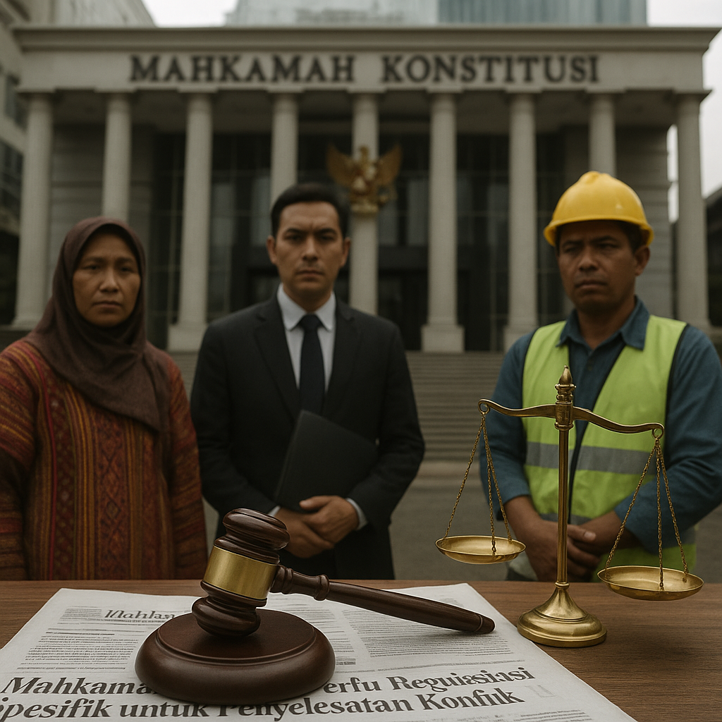 Mahkamah Konstitusi: Perlu Regulasi Spesifik untuk Penyelesaian Konflik Sumber Daya Alam