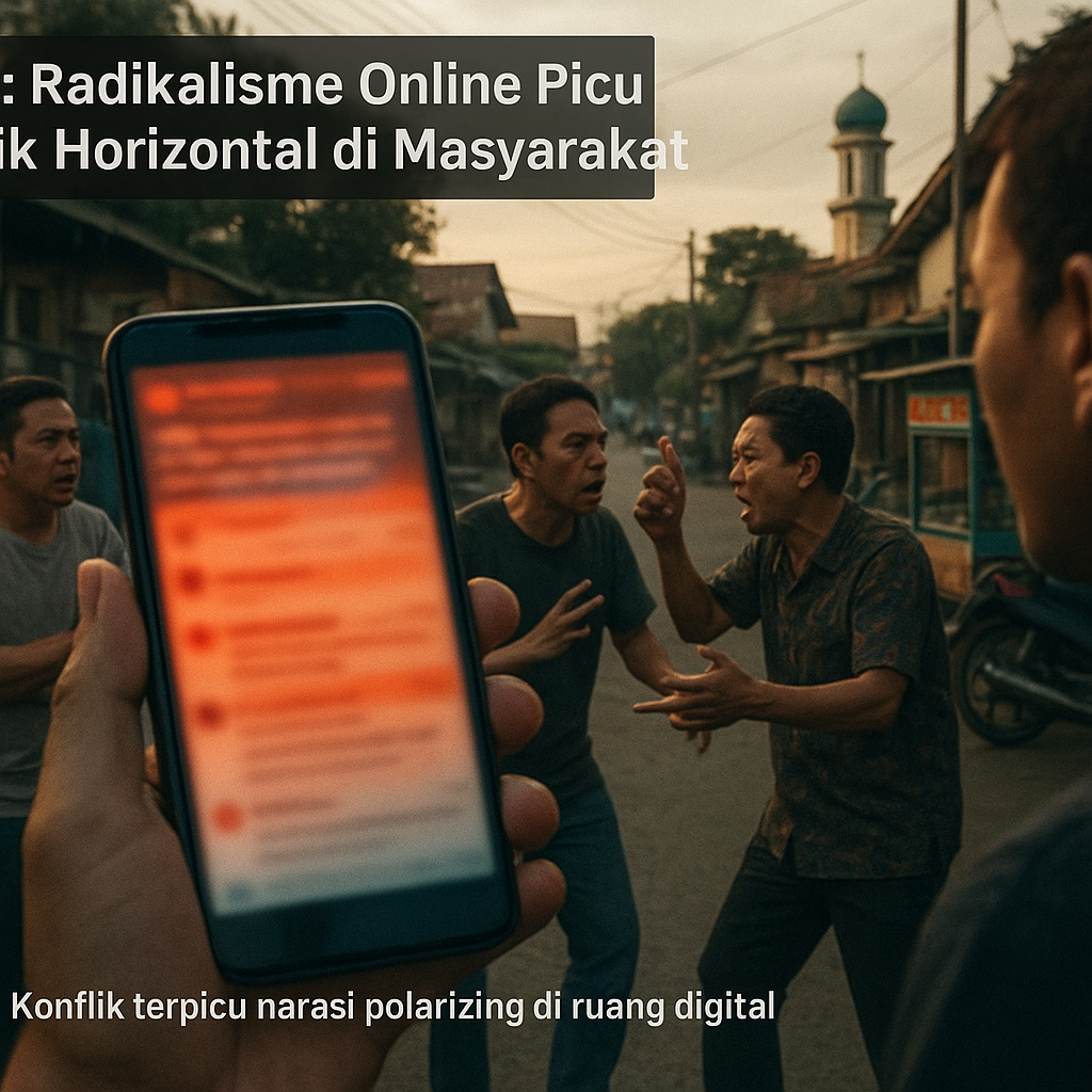 BNPT: Radikalisme Online Picu Konflik Horizontal di Masyarakat