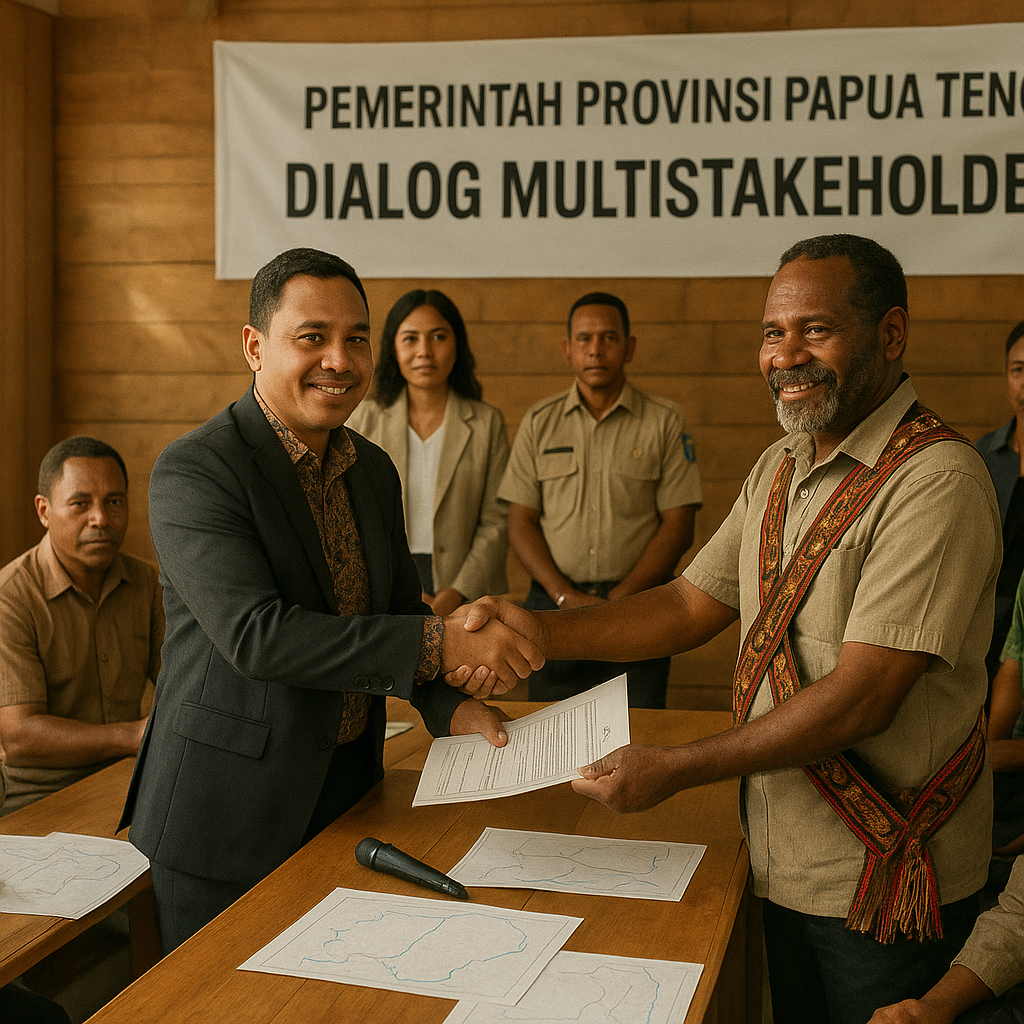 Pemerintah Provinsi Papua Tengah Menginisiasi Dialog Multistakeholder untuk Penyelesaian Konflik Perbatasan Antarkampung