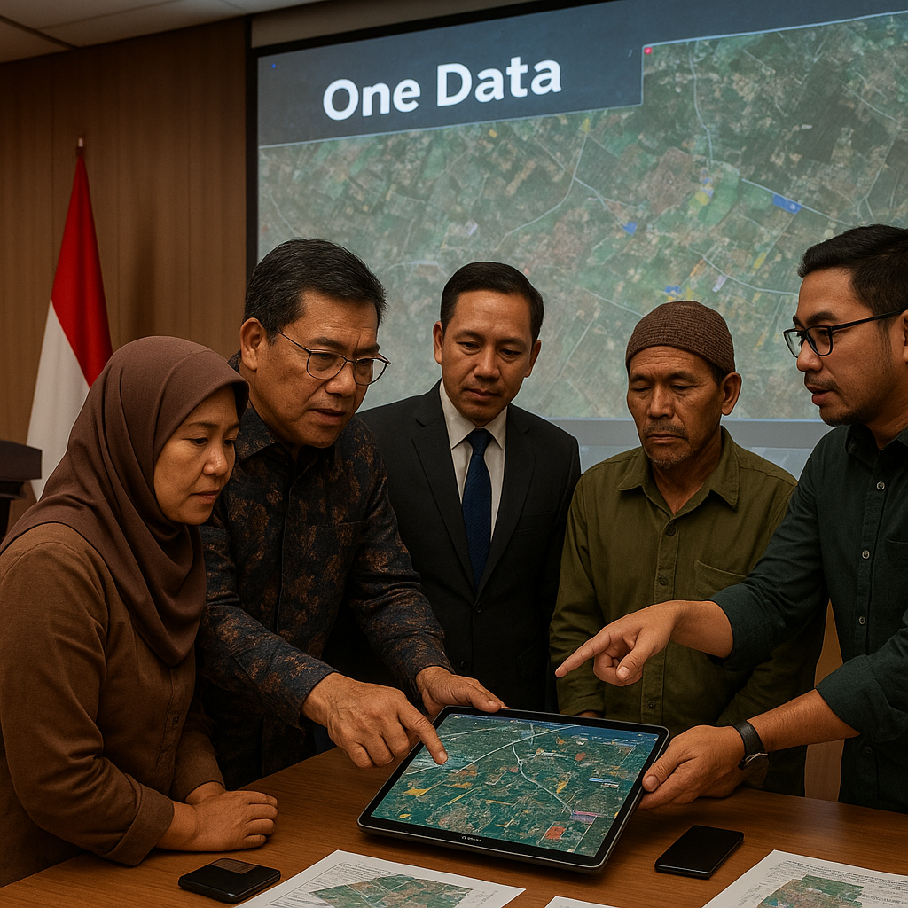 Kebijakan 'One Data' untuk Konflik Agraria: Kementerian ATR/BPN Luncurkan Platform Pemetaan Partisipatif