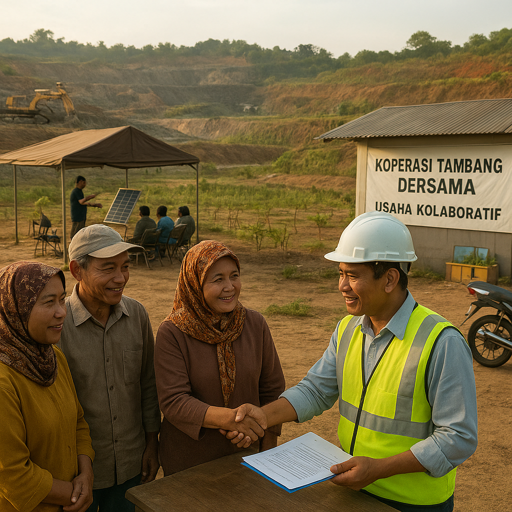 Ekonomi Kolaboratif: Model Usaha Bersama Dapat Menurunkan Tensi Konflik di Kawasan Pertambangan