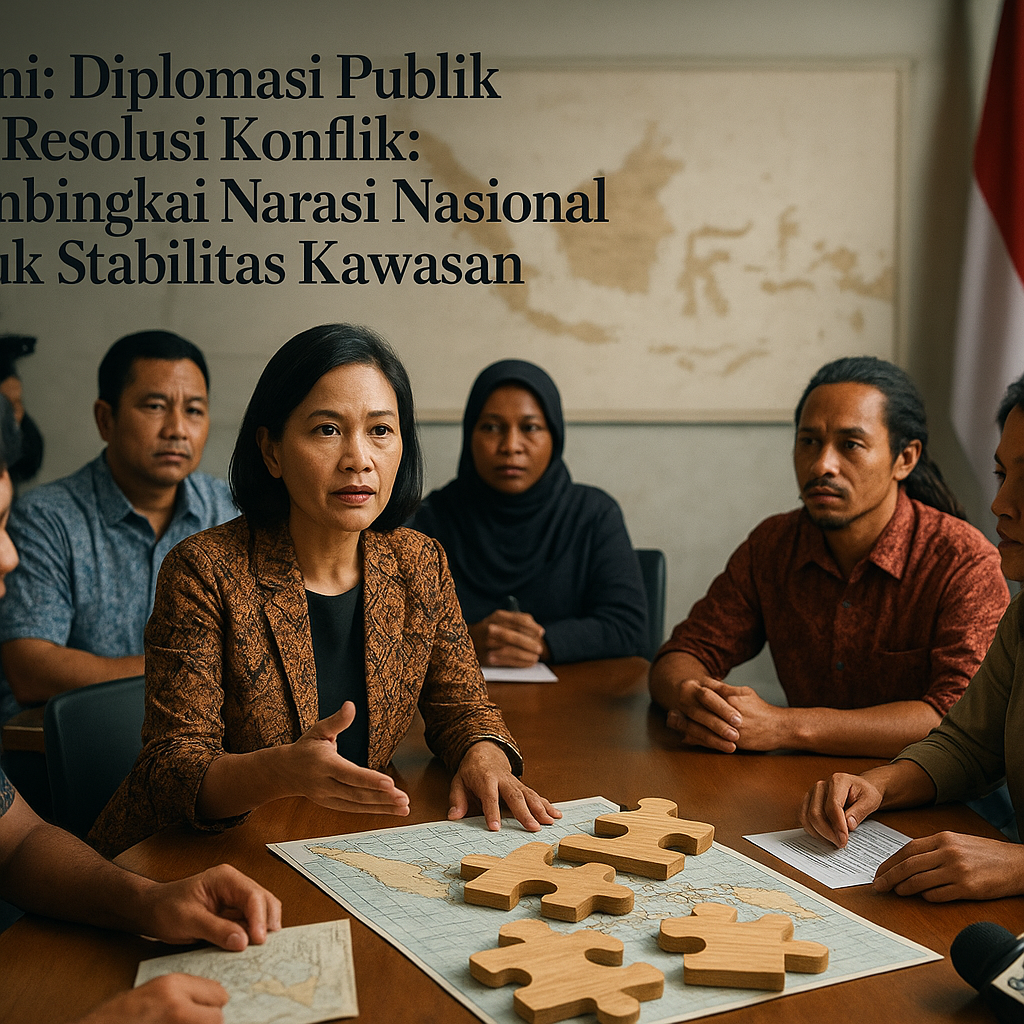 Opini: Diplomasi Publik dan Resolusi Konflik: Membingkai Narasi Nasional untuk Stabilitas Kawasan