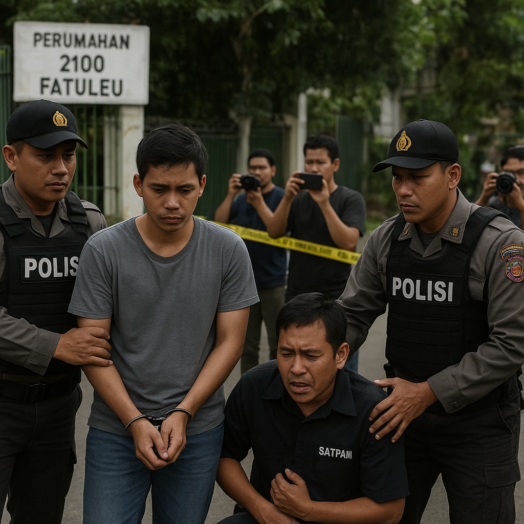 Polisi Amankan 3 Terduga Pelaku Pengeroyokan Security Perumahan 2100