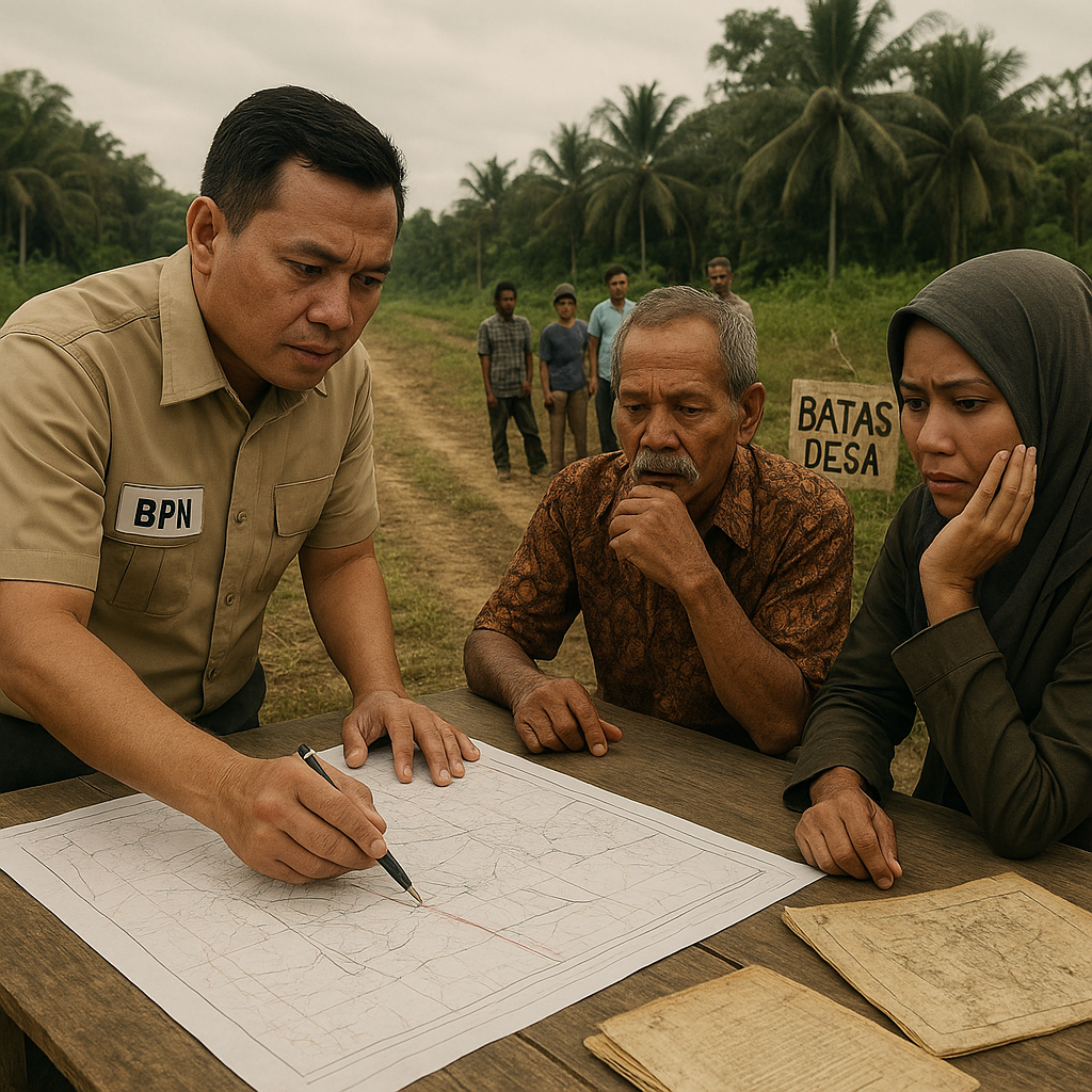 Meningkatnya Ketegangan di Perbatasan: Analisis Konflik Antar Desa di Kalimantan dan Upaya Mediasi BPN