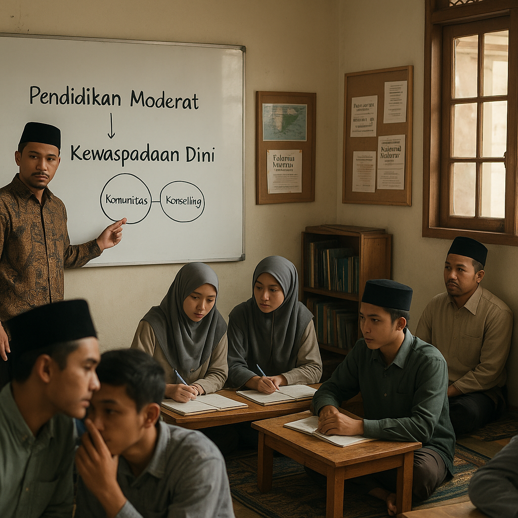 Mencegah Radikalisasi di Pesantren: Strategi Pendidikan Moderat dan Kewaspadaan Dini Konflik Internal