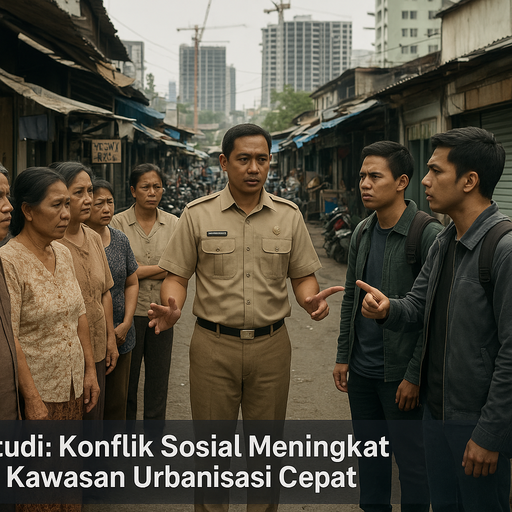 Studi Terbaru Ungkap Peningkatan Konflik Sosial di Kawasan Urbanisasi Cepat